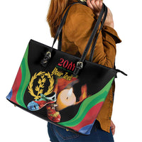 Personalized Eritrea Maelti Siwuat Leather Tote Bag Shida Shoes Glory To Our Martyrs Eritrea - Wonder Print Shop