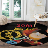 Personalized Eritrea Maelti Siwuat Round Carpet Shida Shoes Glory To Our Martyrs Eritrea
