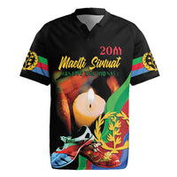 Personalized Eritrea Maelti Siwuat Rugby Jersey Shida Shoes Glory To Our Martyrs Eritrea - Wonder Print Shop