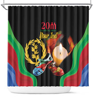 Personalized Eritrea Maelti Siwuat Shower Curtain Shida Shoes Glory To Our Martyrs Eritrea