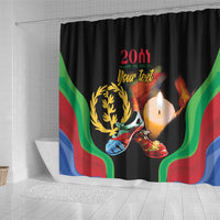 Personalized Eritrea Maelti Siwuat Shower Curtain Shida Shoes Glory To Our Martyrs Eritrea