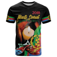 Personalized Eritrea Maelti Siwuat T Shirt Shida Shoes Glory To Our Martyrs Eritrea - Wonder Print Shop