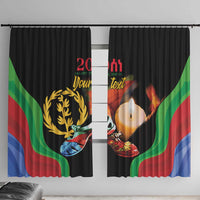 Personalized Eritrea Maelti Siwuat Window Curtain Shida Shoes Glory To Our Martyrs Eritrea - Wonder Print Shop