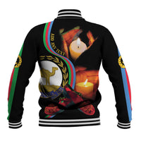 Personalized Eritrea Maelti Siwuat Baseball Jacket Candle Vigil Glory To Our Martyrs Eritrea LT9 - Wonder Print Shop
