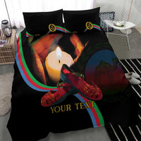 Personalized Eritrea Maelti Siwuat Bedding Set Candle Vigil Glory To Our Martyrs Eritrea LT9 - Wonder Print Shop