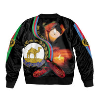 Personalized Eritrea Maelti Siwuat Bomber Jacket Candle Vigil Glory To Our Martyrs Eritrea LT9 - Wonder Print Shop