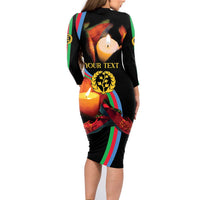 Personalized Eritrea Maelti Siwuat Family Matching Long Sleeve Bodycon Dress and Hawaiian Shirt Candle Vigil Glory To Our Martyrs Eritrea LT9 - Wonder Print Shop