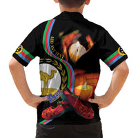 Personalized Eritrea Maelti Siwuat Family Matching Off The Shoulder Long Sleeve Dress and Hawaiian Shirt Candle Vigil Glory To Our Martyrs Eritrea - Wonder Print Shop