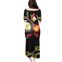 Personalized Eritrea Maelti Siwuat Family Matching Puletasi and Hawaiian Shirt Candle Vigil Glory To Our Martyrs Eritrea - Wonder Print Shop