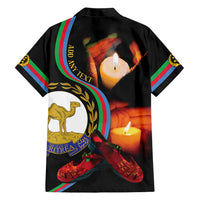 Personalized Eritrea Maelti Siwuat Family Matching Short Sleeve Bodycon Dress and Hawaiian Shirt Candle Vigil Glory To Our Martyrs Eritrea - Wonder Print Shop