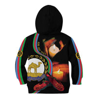 Personalized Eritrea Maelti Siwuat Kid Hoodie Candle Vigil Glory To Our Martyrs Eritrea - Wonder Print Shop
