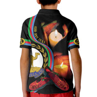 Personalized Eritrea Maelti Siwuat Kid Polo Shirt Candle Vigil Glory To Our Martyrs Eritrea - Wonder Print Shop