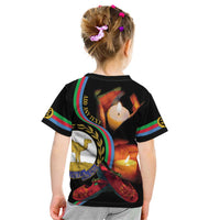 Personalized Eritrea Maelti Siwuat Kid T Shirt Candle Vigil Glory To Our Martyrs Eritrea - Wonder Print Shop
