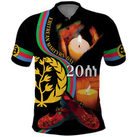 Personalized Eritrea Maelti Siwuat Polo Shirt Candle Vigil Glory To Our Martyrs Eritrea - Wonder Print Shop