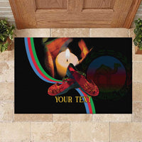 Personalized Eritrea Maelti Siwuat Rubber Doormat Candle Vigil Glory To Our Martyrs Eritrea - Wonder Print Shop