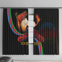 Personalized Eritrea Maelti Siwuat Window Curtain Candle Vigil Glory To Our Martyrs Eritrea - Wonder Print Shop
