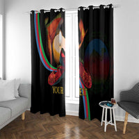 Personalized Eritrea Maelti Siwuat Window Curtain Candle Vigil Glory To Our Martyrs Eritrea - Wonder Print Shop