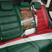 iViva Mexico Hidalgos Bell Personalized Back Car Seat Cover Mexican Independence Day Fiesta - Wonder Print Shop