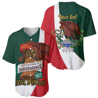 iViva Mexico Hidalgos Bell Personalized Baseball Jersey Mexican Independence Day Fiesta - Wonder Print Shop