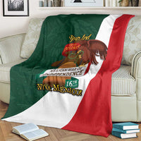 iViva Mexico Hidalgos Bell Personalized Blanket Mexican Independence Day Fiesta - Wonder Print Shop