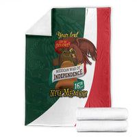 iViva Mexico Hidalgos Bell Personalized Blanket Mexican Independence Day Fiesta - Wonder Print Shop