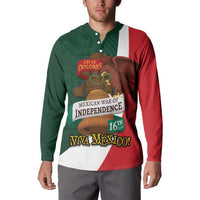 iViva Mexico Hidalgos Bell Personalized Button Sweatshirt Mexican Independence Day Fiesta - Wonder Print Shop