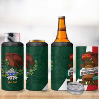 iViva Mexico Hidalgos Bell Personalized 4 in 1 Can Cooler Tumbler Mexican Independence Day Fiesta - Wonder Print Shop