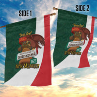 iViva Mexico Hidalgos Bell Personalized Garden Flag Mexican Independence Day Fiesta - Wonder Print Shop