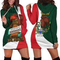 iViva Mexico Hidalgos Bell Personalized Hoodie Dress Mexican Independence Day Fiesta - Wonder Print Shop