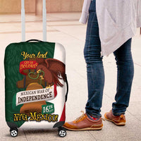 iViva Mexico Hidalgos Bell Personalized Luggage Cover Mexican Independence Day Fiesta - Wonder Print Shop