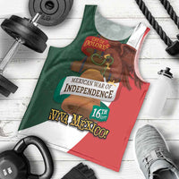 iViva Mexico Hidalgos Bell Personalized Men Tank Top Mexican Independence Day Fiesta - Wonder Print Shop