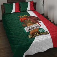iViva Mexico Hidalgos Bell Personalized Quilt Bed Set Mexican Independence Day Fiesta - Wonder Print Shop