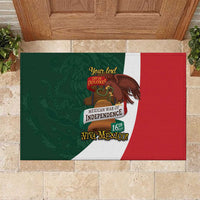 iViva Mexico Hidalgos Bell Personalized Rubber Doormat Mexican Independence Day Fiesta - Wonder Print Shop
