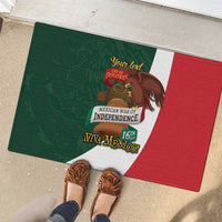 iViva Mexico Hidalgos Bell Personalized Rubber Doormat Mexican Independence Day Fiesta - Wonder Print Shop