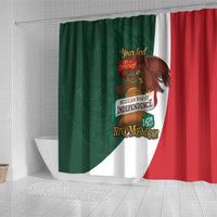 iViva Mexico Hidalgos Bell Personalized Shower Curtain Mexican Independence Day Fiesta - Wonder Print Shop