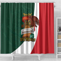 iViva Mexico Hidalgos Bell Personalized Shower Curtain Mexican Independence Day Fiesta - Wonder Print Shop
