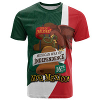 iViva Mexico Hidalgos Bell Personalized T Shirt Mexican Independence Day Fiesta - Wonder Print Shop