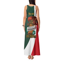 iViva Mexico Hidalgos Bell Personalized Tank Maxi Dress Mexican Independence Day Fiesta - Wonder Print Shop