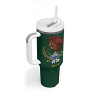 iViva Mexico Hidalgos Bell Personalized Tumbler With Handle Mexican Independence Day Fiesta - Wonder Print Shop