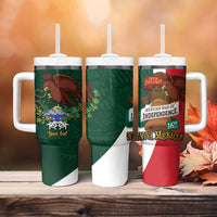 iViva Mexico Hidalgos Bell Personalized Tumbler With Handle Mexican Independence Day Fiesta - Wonder Print Shop