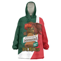 iViva Mexico Hidalgos Bell Personalized Wearable Blanket Hoodie Mexican Independence Day Fiesta - Wonder Print Shop