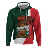 iViva Mexico Hidalgos Bell Personalized Zip Hoodie Mexican Independence Day Fiesta - Wonder Print Shop