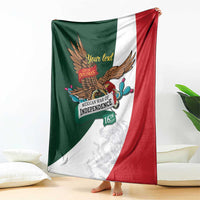 iViva Mexico Eagle Personalized Blanket Mexican Independence Day Fiesta - Wonder Print Shop