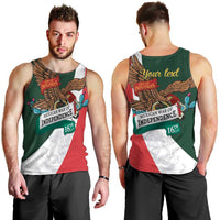 iViva Mexico Eagle Personalized Men Tank Top Mexican Independence Day Fiesta - Wonder Print Shop