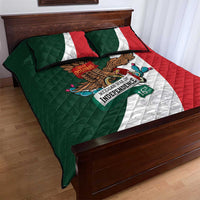 iViva Mexico Eagle Personalized Quilt Bed Set Mexican Independence Day Fiesta - Wonder Print Shop