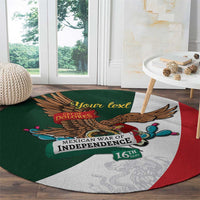 iViva Mexico Eagle Personalized Round Carpet Mexican Independence Day Fiesta - Wonder Print Shop