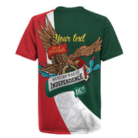 iViva Mexico Eagle Personalized Rugby Jersey Mexican Independence Day Fiesta - Wonder Print Shop