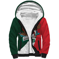 iViva Mexico Eagle Personalized Sherpa Hoodie Mexican Independence Day Fiesta - Wonder Print Shop