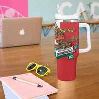 iViva Mexico Eagle Personalized Tumbler With Handle Mexican Independence Day Fiesta - Wonder Print Shop