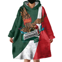 iViva Mexico Eagle Personalized Wearable Blanket Hoodie Mexican Independence Day Fiesta - Wonder Print Shop